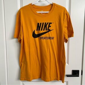 Nike Sportswear Men’s T-Shirt - Gold/Black
